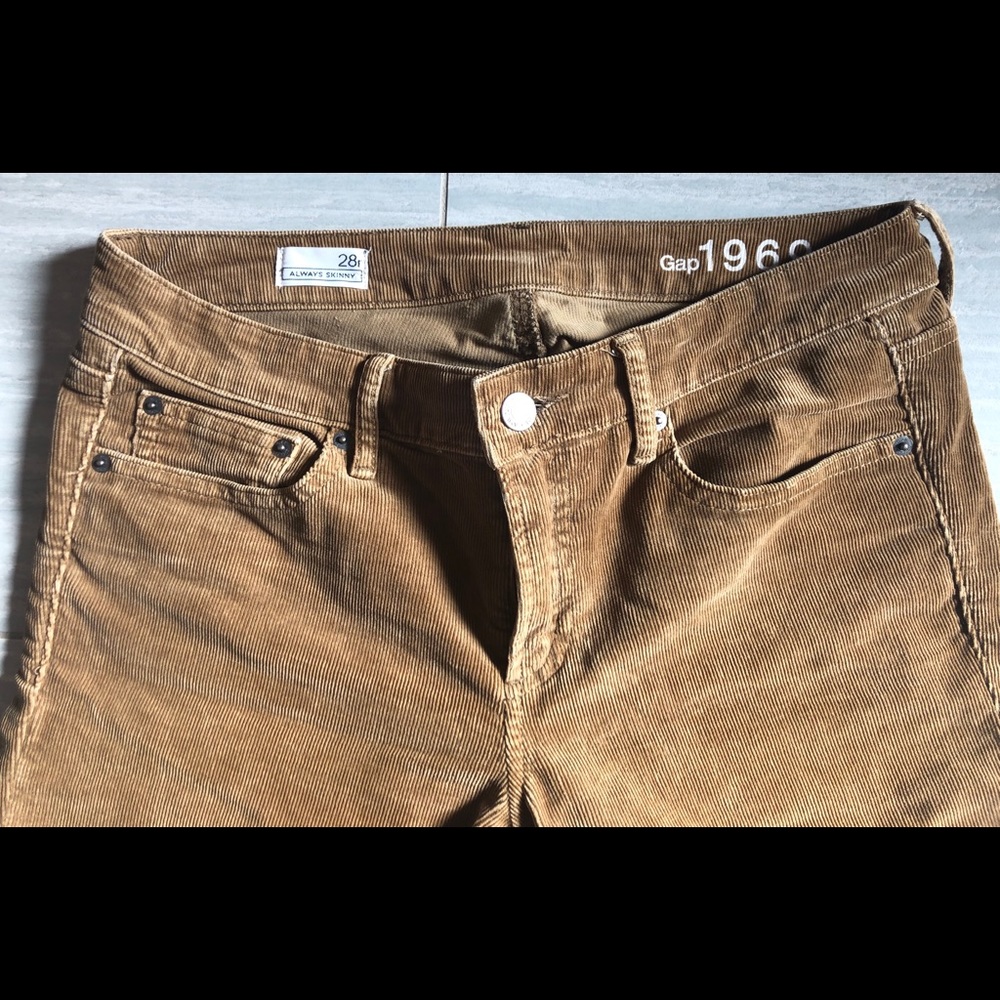 Tan Gap Corduroy Pants